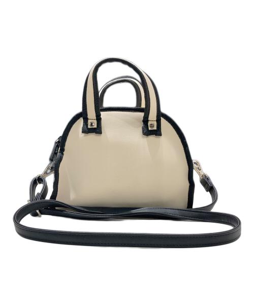 Papillonner（パピヨネ）Papillonner (パピヨネ) WETLINE ボストンバッグ アイボリーの古着・服飾アイテム