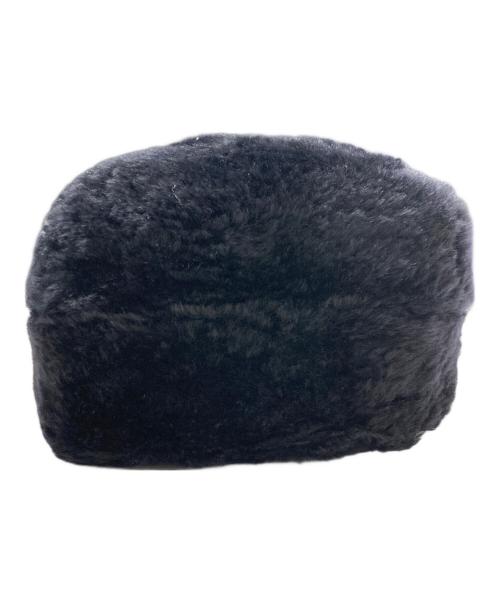 OWEN BARRY（オーエンバリー）OWEN BARRY (オーエンバリー) シープスキン ムートン トートバッグ ネイビーの古着・服飾アイテム