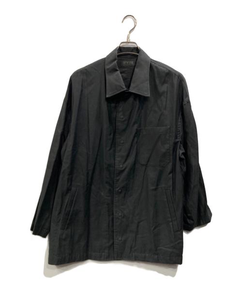 s'yte（サイト）s'yte (サイト) シャツジャケット ブラック サイズ:3の古着・服飾アイテム