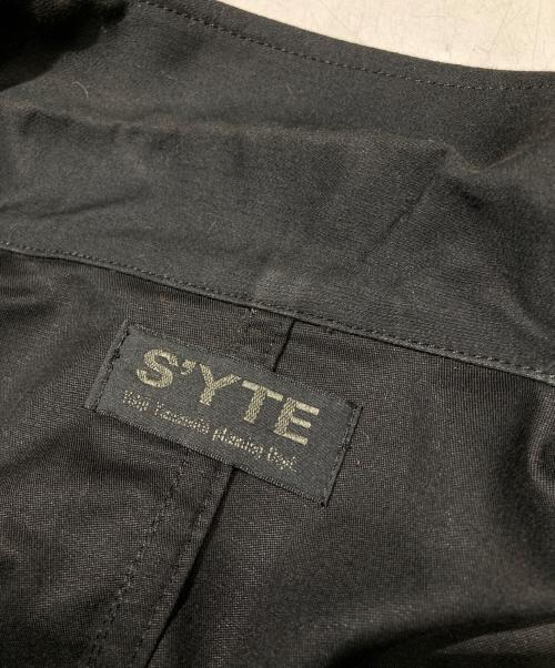 s'yte（サイト）s'yte (サイト) シャツジャケット ブラック サイズ:3の古着・服飾アイテム