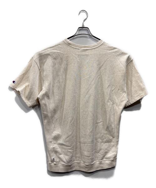 Champion（チャンピオン）Champion (チャンピオン) Ron Herman (ロンハーマン) 半袖 スウェット Tシャツ アイボリー サイズ:XLの古着・服飾アイテム