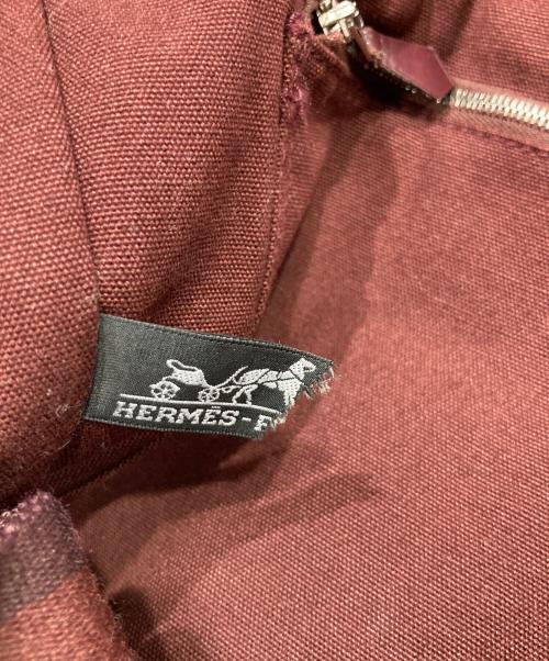 HERMES（エルメス）HERMES (エルメス) ハーフレザートートバッグ ブラウンの古着・服飾アイテム