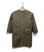 Traditional Weatherwearトラディショナルウェザーウェア）の古着「キルティングコート」｜グリーン