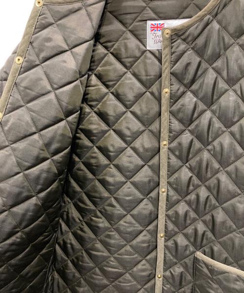 Traditional Weatherwear（トラディショナルウェザーウェア）Traditional Weatherwear (トラディショナルウェザーウェア) キルティングコート グリーン サイズ:34の古着・服飾アイテム