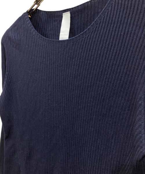 CFCL（シーエフシーエル）CFCL (シーエフシーエル) SOFT PORTRAIT BELL SLEEVE TOP ネイビー サイズ:Lの古着・服飾アイテム