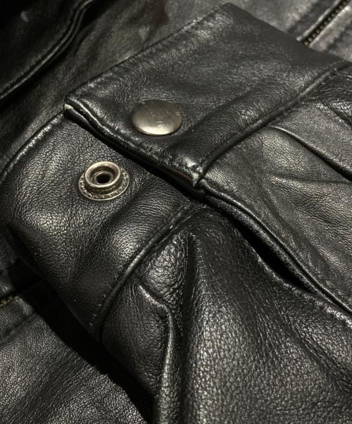 wilsons（ウィルソンズ）wilsons (ウィルソンズ) ライナー付レザージャケット ブラック サイズ:Lの古着・服飾アイテム