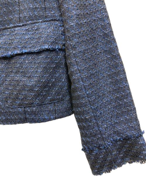 LANVIN en Bleu（ランバンオンブルー）LANVIN en Bleu (ランバンオンブルー) ツイードセットアップ ネイビー サイズ:38の古着・服飾アイテム