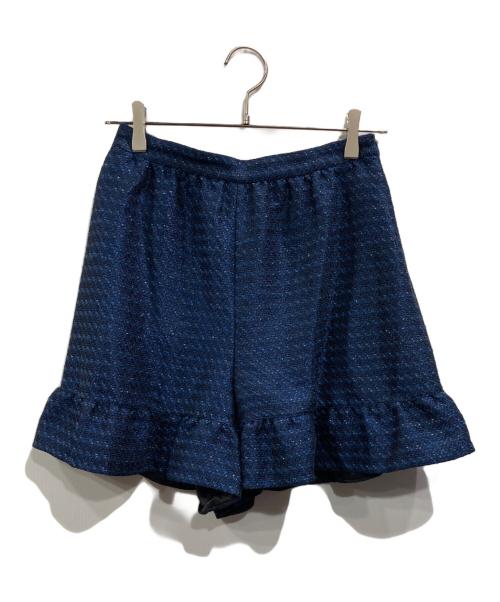 LANVIN en Bleu（ランバンオンブルー）LANVIN en Bleu (ランバンオンブルー) ツイードセットアップ ネイビー サイズ:38の古着・服飾アイテム