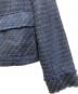 中古・古着 LANVIN en Bleu (ランバンオンブルー) ツイードセットアップ ネイビー サイズ:38：8000円