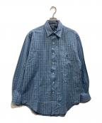 POLO RALPH LAURENポロ・ラルフローレン）の古着「チェックシャツ」｜ブルー