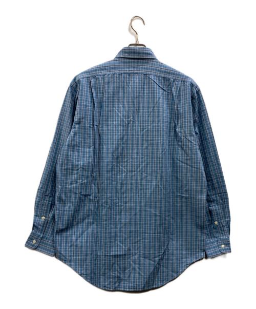 POLO RALPH LAUREN（ポロ・ラルフローレン）POLO RALPH LAUREN (ポロ・ラルフローレン) チェックシャツ ブルー サイズ:Mの古着・服飾アイテム