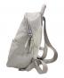 ECCO (エコー) レザーリュック ライトグレー：5000円
