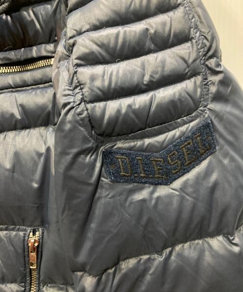 DIESEL（ディーゼル）DIESEL (ディーゼル) ダウンジャケット ネイビー サイズ:Mの古着・服飾アイテム