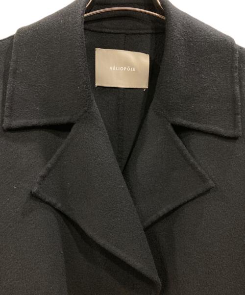 heliopole（エリオポール）heliopole (エリオポール) リバーショートコート ブラック サイズ:Sの古着・服飾アイテム