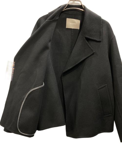 heliopole（エリオポール）heliopole (エリオポール) リバーショートコート ブラック サイズ:Sの古着・服飾アイテム