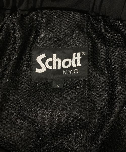Schott（ショット）Schott (ショット) ナイロンハーフパンツ ブラック サイズ:Lの古着・服飾アイテム