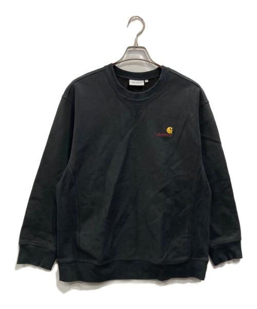 CarHartt（カーハート）CarHartt (カーハート) クルーネックスウェット ブラック サイズ:Lの古着・服飾アイテム