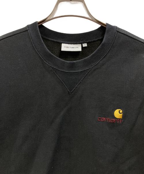 CarHartt（カーハート）CarHartt (カーハート) クルーネックスウェット ブラック サイズ:Lの古着・服飾アイテム