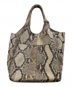 HIROFUヒロフ）の古着「パイソントートバッグ」｜ベージュ
