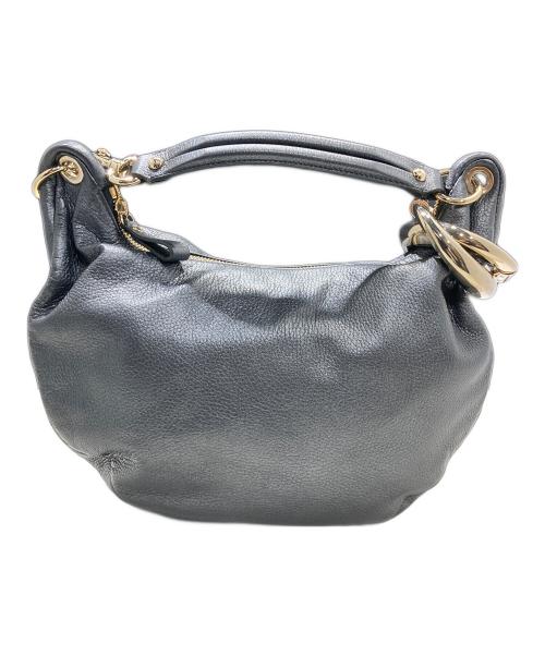 JIMMY CHOO（ジミーチュウ）JIMMY CHOO (ジミーチュウ) ワンショルダーバッグ メタルグレーの古着・服飾アイテム