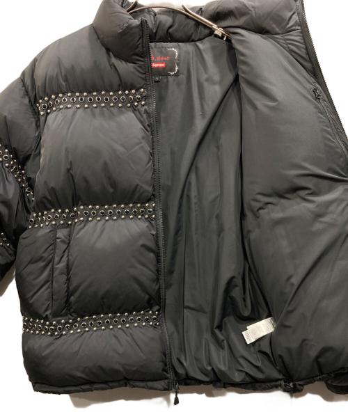 SUPREME（シュプリーム）Supreme (シュプリーム) b.b.simon (ビービーサイモン) Studded Puffer Jacket ブラック サイズ:Lの古着・服飾アイテム