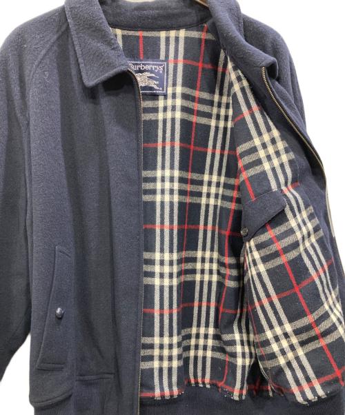 Burberry's（バーバリーズ）Burberry's (バーバリーズ) 裏地ノヴァチェックブルゾン ネイビー サイズ:不明の古着・服飾アイテム