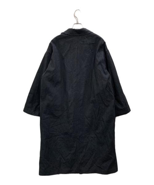 FRAMeWORK（フレームワーク）FRAMeWORK (フレームワーク) 綿麻プレーンコート ブラック サイズ:38の古着・服飾アイテム