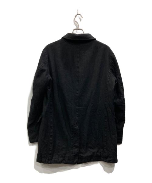 COMME des GARCONS HOMME（コムデギャルソン オム）COMME des GARCONS HOMME (コムデギャルソン オム) ウール縮絨バルマカーンコート ブラック サイズ:Sの古着・服飾アイテム