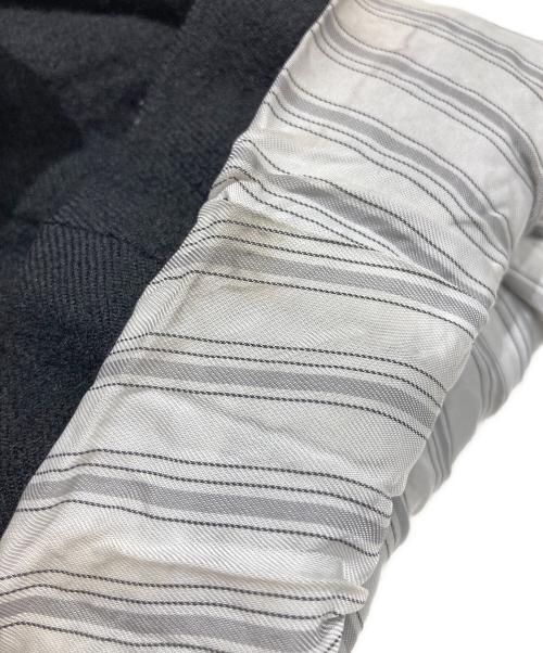 COMME des GARCONS HOMME（コムデギャルソン オム）COMME des GARCONS HOMME (コムデギャルソン オム) ウール縮絨バルマカーンコート ブラック サイズ:Sの古着・服飾アイテム