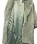 中古・古着 THINK FUR (シンクファー) フェイクファーコート グリーン サイズ:M：9000円
