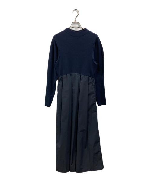 ELENDEEK（エレンディーク）ELENDEEK (エレンディーク) TUCK VOLUME F&F OP ネイビー サイズ:02の古着・服飾アイテム