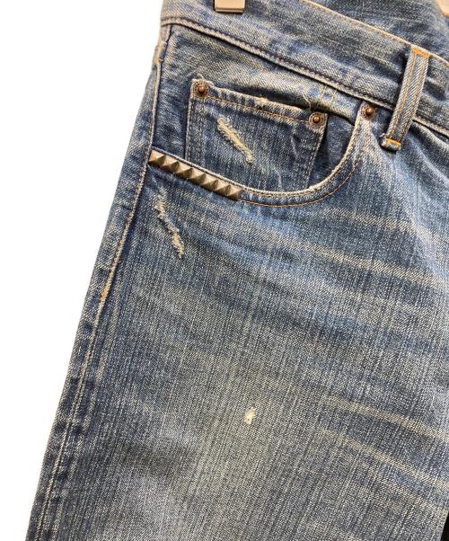 Hysteric Glamour（ヒステリックグラマー）Hysteric Glamour (ヒステリックグラマー) ストレートデニムパンツ ブルー サイズ:W30の古着・服飾アイテム