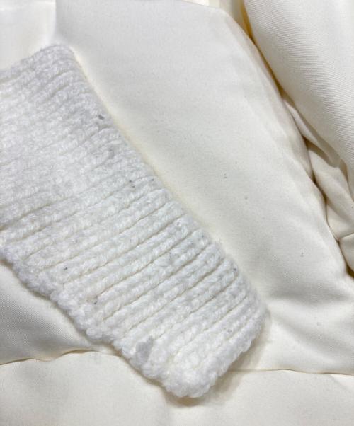 pinue（ピヌエ）pinue (ピヌエ) ボリュームスリーブダウンジャケット ホワイト サイズ:表記なしの古着・服飾アイテム