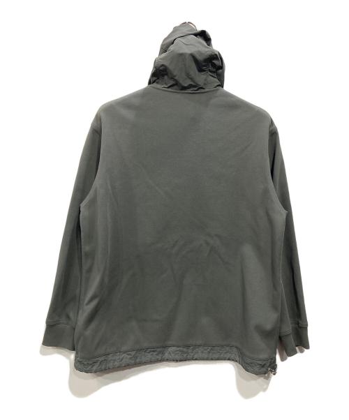 HERMES（エルメス）HERMES (エルメス) Double Game Nylon Hooded Zip-Up Sweatshirt グレー サイズ:Lの古着・服飾アイテム
