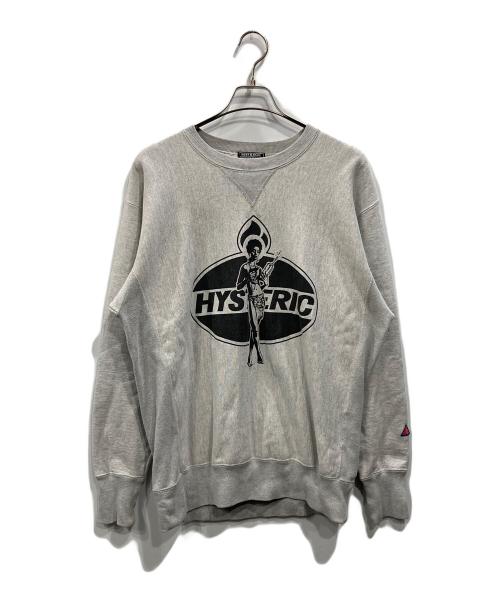Hysteric Glamour（ヒステリックグラマー）Hysteric Glamour (ヒステリックグラマー) DYNAMITE ANGELスウェット グレー サイズ:Lの古着・服飾アイテム