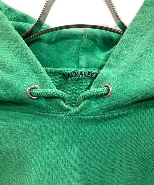 AURALEE（オーラリー）AURALEE (オーラリー) SUPER MILLED SWEAT P/O PARKA グリーンの古着・服飾アイテム