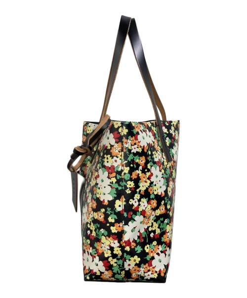 MARNI（マルニ）MARNI (マルニ) LOVERS PRAIRIEプリント ショッピングバッグ ブラックの古着・服飾アイテム