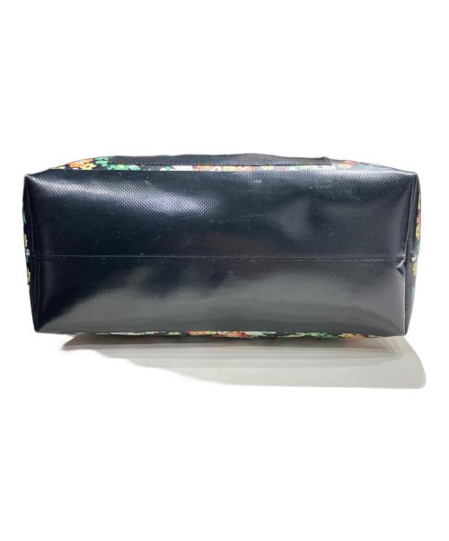 MARNI（マルニ）MARNI (マルニ) LOVERS PRAIRIEプリント ショッピングバッグ ブラックの古着・服飾アイテム