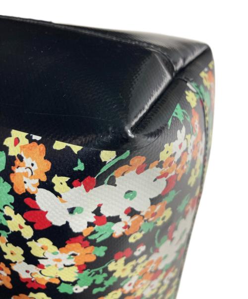 MARNI（マルニ）MARNI (マルニ) LOVERS PRAIRIEプリント ショッピングバッグ ブラックの古着・服飾アイテム