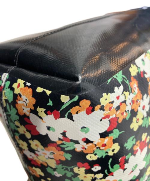 MARNI（マルニ）MARNI (マルニ) LOVERS PRAIRIEプリント ショッピングバッグ ブラックの古着・服飾アイテム