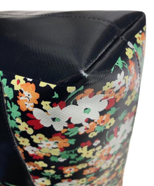 MARNI（マルニ）MARNI (マルニ) LOVERS PRAIRIEプリント ショッピングバッグ ブラックの古着・服飾アイテム