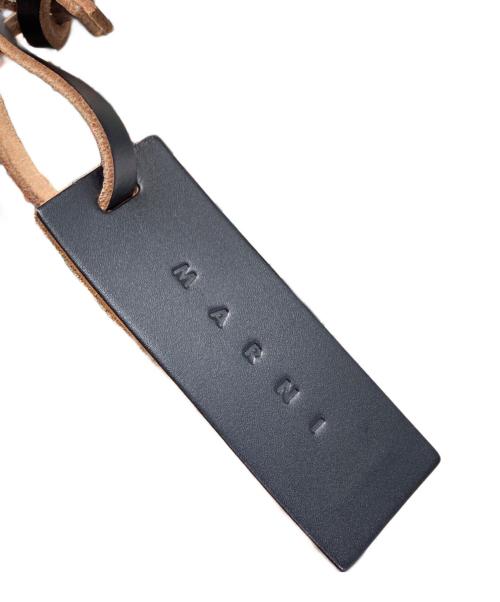 MARNI（マルニ）MARNI (マルニ) LOVERS PRAIRIEプリント ショッピングバッグ ブラックの古着・服飾アイテム