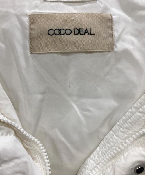 COCODEAL（ココディール）COCODEAL (ココディール) 中綿ジャケット ホワイト サイズ:Sの古着・服飾アイテム