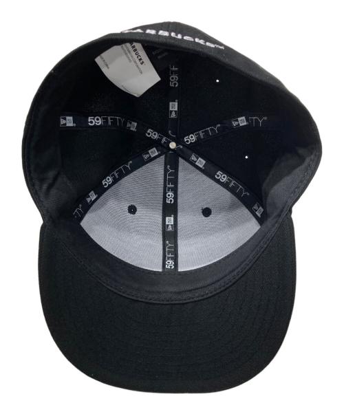 New Era（ニューエラ）New Era (ニューエラ) STARBUCKS COFFEE (スターバックスコーヒー) キャップ ブラック サイズ:7 3/8 58.7cmの古着・服飾アイテム