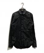 DIOR HOMMEディオール オム）の古着「比翼シャツ」｜ブラック