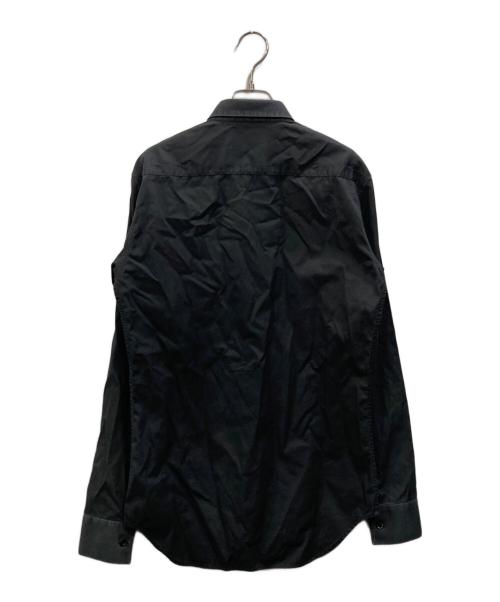 DIOR HOMME（ディオール オム）Dior Homme (ディオール オム) 比翼シャツ ブラック サイズ:Mの古着・服飾アイテム