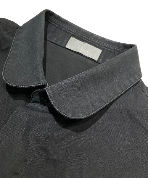 DIOR HOMME（ディオール オム）Dior Homme (ディオール オム) 比翼シャツ ブラック サイズ:Mの古着・服飾アイテム