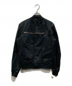 BALENCIAGAバレンシアガ）の古着「Zip detailed bomber jacket」｜ブラック