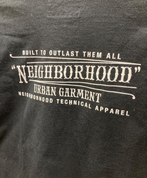 NEIGHBORHOOD（ネイバーフッド）NEIGHBORHOOD (ネイバーフッド) プリントTシャツ ブラック サイズ:Lの古着・服飾アイテム