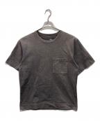 KAPITALキャピタル）の古着「ポケットTシャツ」｜チャコールグレー